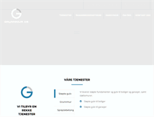 Tablet Screenshot of grunnmur.net